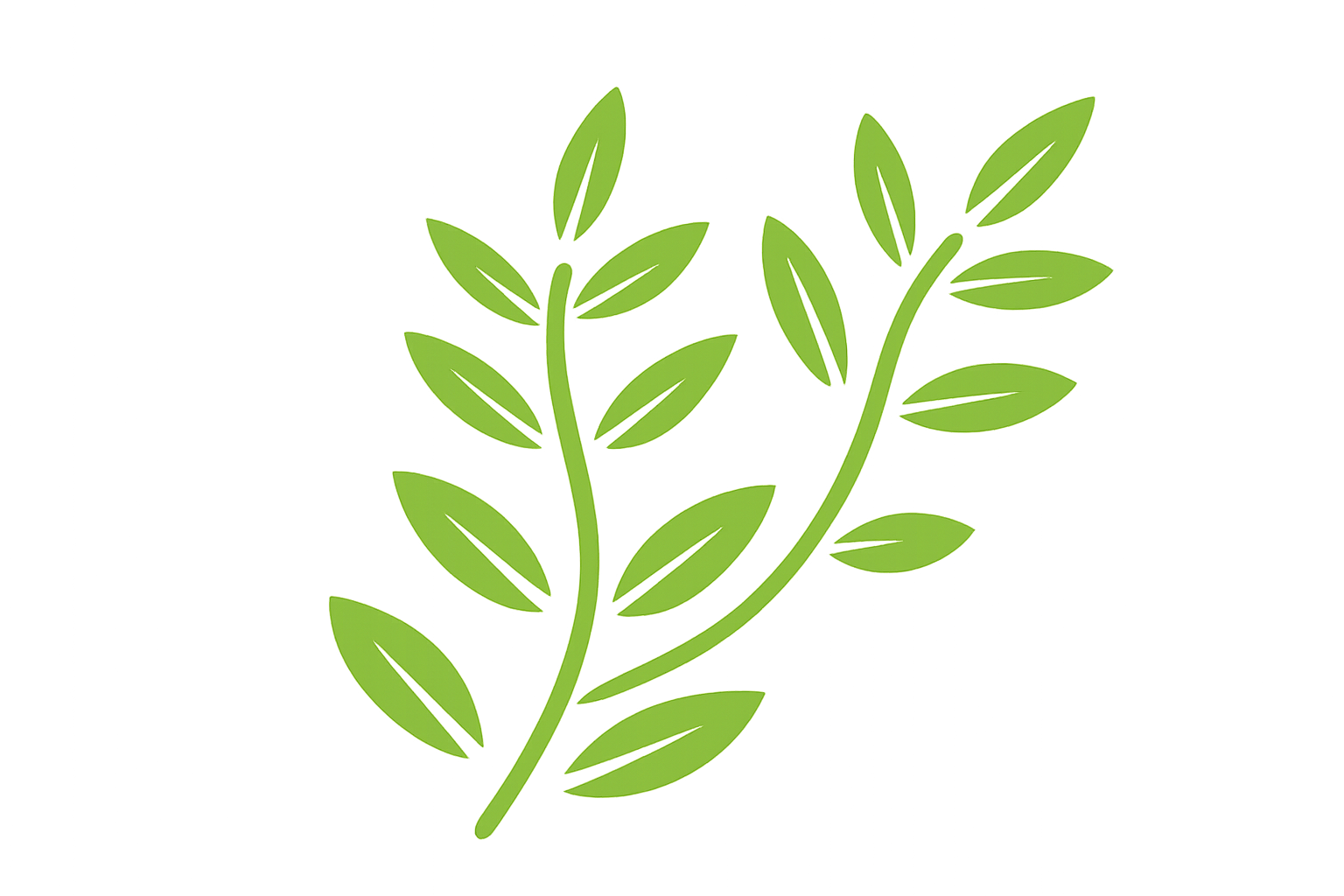 Organic Leaf Decoration